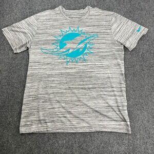 Nike NFL Dri-FIT Athletic Training Space Dye Gray Short Sleeve T-Shirt